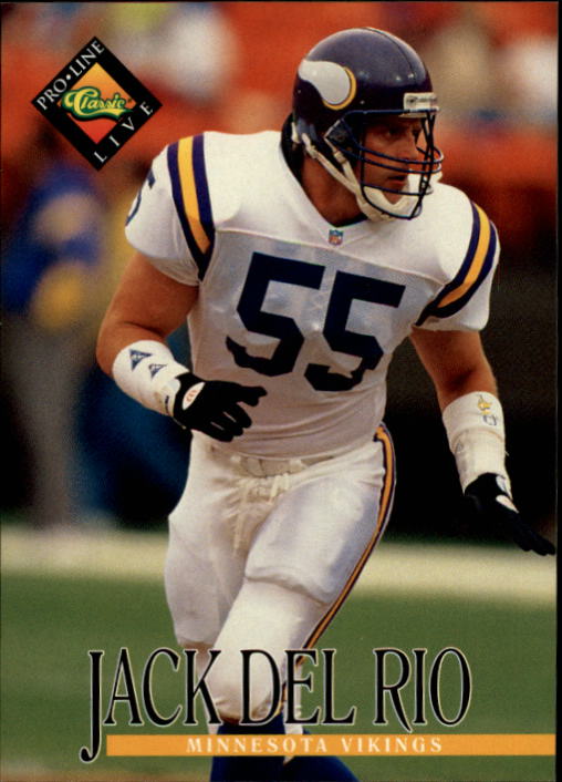 1994 Pro Line Live #89 Jack Del Rio