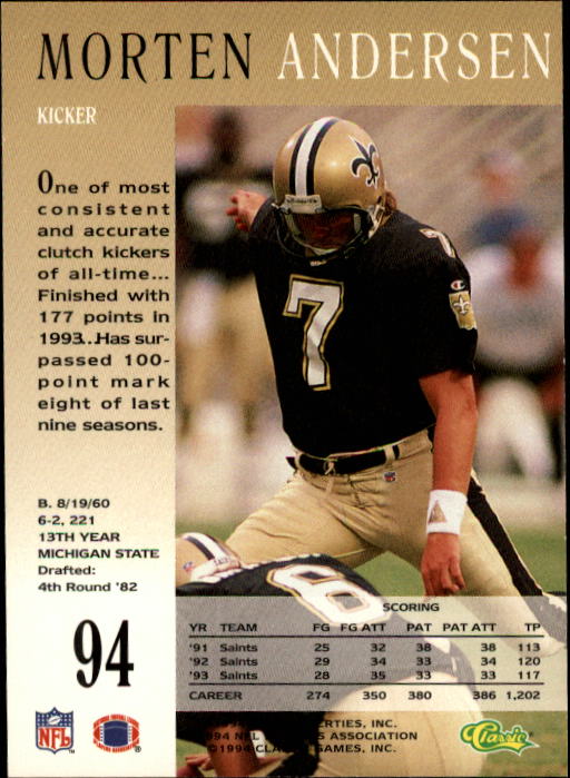 A6477- 1994 Pro Line Live Football Card #s 1-250 -You Pick- 15+ FREE US SHIP