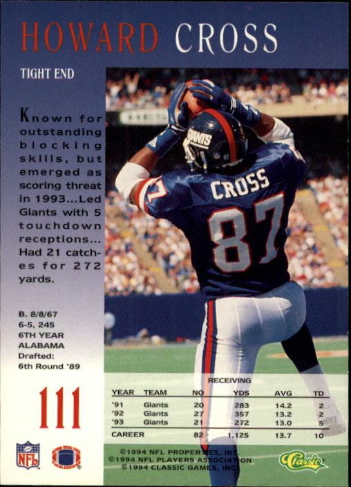 A6477- 1994 Pro Line Live Football Card #s 1-250 -You Pick- 15+ FREE US SHIP