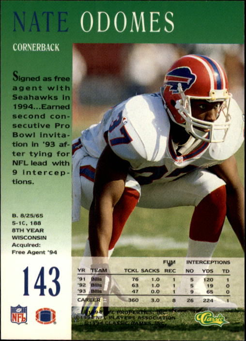 A6477- 1994 Pro Line Live Football Card #s 1-250 -You Pick- 15+ FREE US SHIP