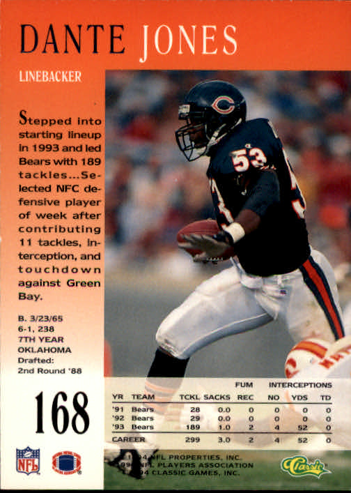 A6477- 1994 Pro Line Live Football Card #s 1-250 -You Pick- 15+ FREE US SHIP