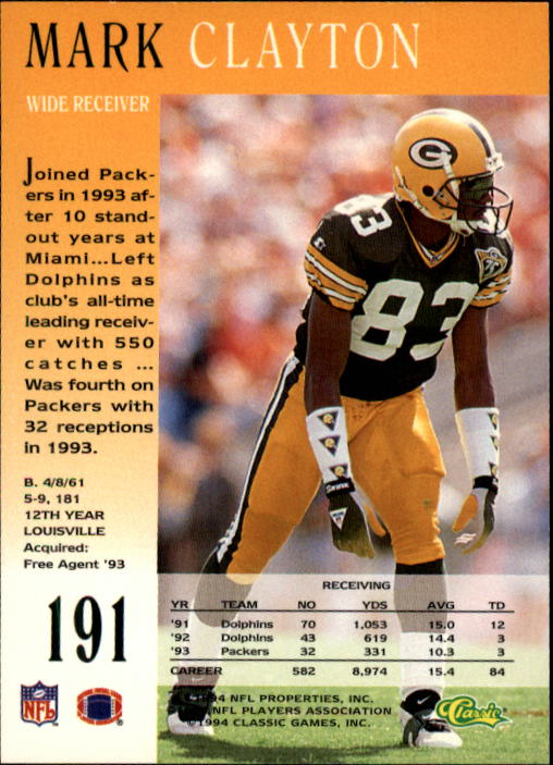 A6477- 1994 Pro Line Live Football Card #s 1-250 -You Pick- 15+ FREE US SHIP