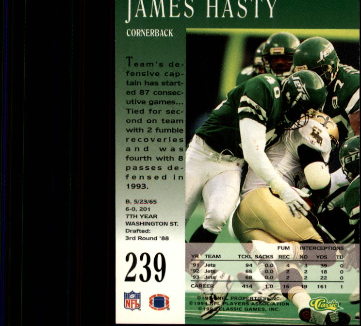 A6477- 1994 Pro Line Live Football Card #s 1-250 -You Pick- 15+ FREE US SHIP