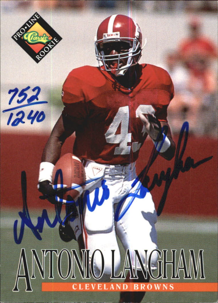 1994 Pro Line Live Autographs #78 Antonio Langham/1240