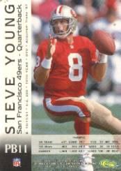 1994 Pro Line Live Spotlight #PB11 Steve Young back image