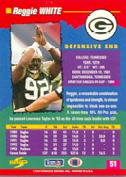 1994 Score #51 Reggie White back image