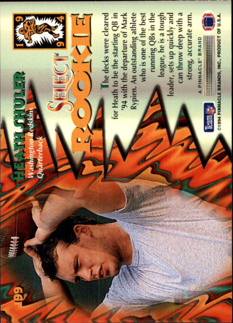 A5913- 1994 Select Football Card #s 1-225 +Rookies -You Pick- 15+ FREE US SHIP - Picture 383 of 429