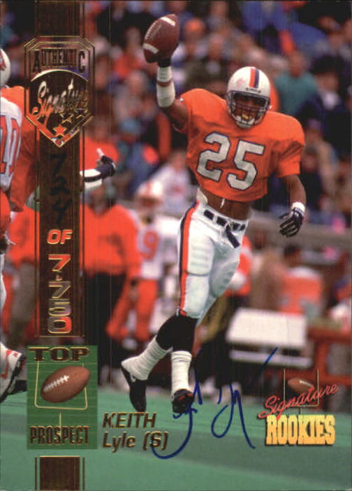 1994 Signature Rookies Autographs #32 Keith Lyle