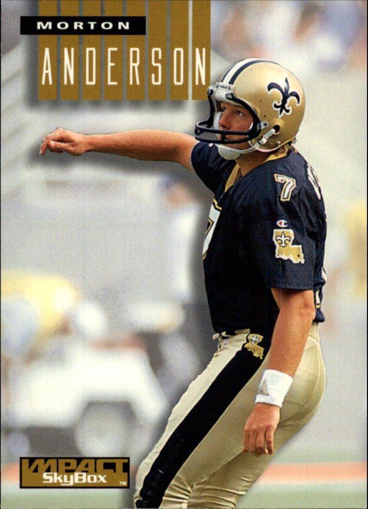 1993 GameDay #33 Morten Andersen New Orleans Saints