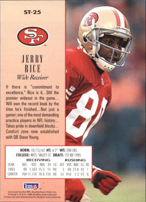 1994 Skybox Premium Football "Insert" Cards - Picture 73 of 85