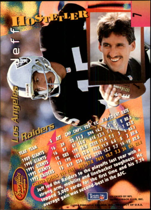 B4237- 1994 Sportflics FB Card #s 1-184 +Inserts -You Pick- 15+ FREE US SHIP - Picture 11 of 338