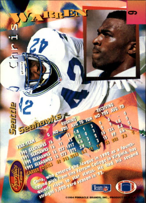 B4237- 1994 Sportflics FB Card #s 1-184 +Inserts -You Pick- 15+ FREE US SHIP - Picture 15 of 338