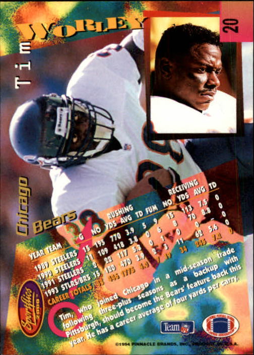 B4237- 1994 Sportflics FB Card #s 1-184 +Inserts -You Pick- 15+ FREE US SHIP - Picture 35 of 338
