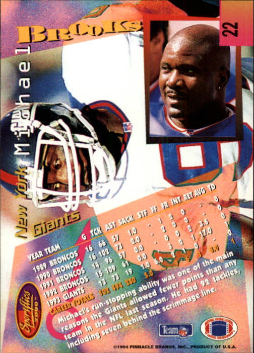B4237- 1994 Sportflics FB Card #s 1-184 +Inserts -You Pick- 15+ FREE US SHIP - Picture 39 of 338