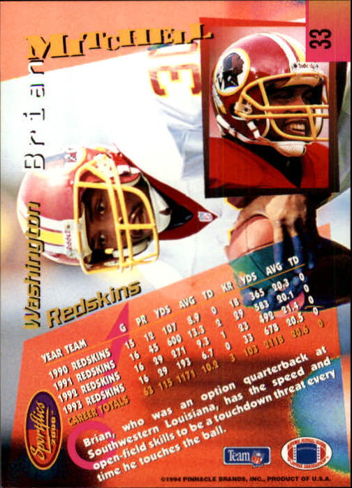 B4237- 1994 Sportflics FB Card #s 1-184 +Inserts -You Pick- 15+ FREE US SHIP - Picture 59 of 338