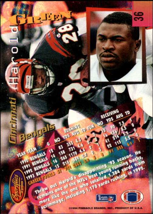 B4237- 1994 Sportflics FB Card #s 1-184 +Inserts -You Pick- 15+ FREE US SHIP - Picture 63 of 338