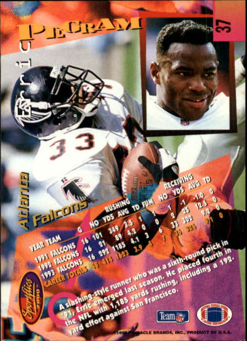 B4237- 1994 Sportflics FB Card #s 1-184 +Inserts -You Pick- 15+ FREE US SHIP - Picture 65 of 338