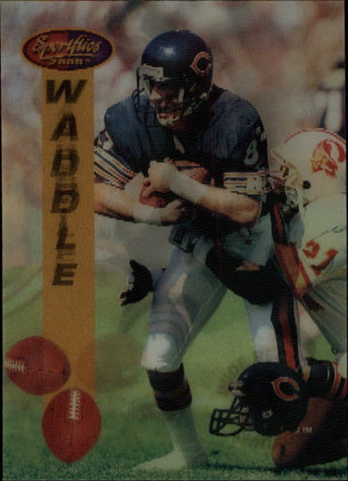 Tom Waddle Chicago Bears Autographed 1993 Upper Deck #418 Signed Football  Card