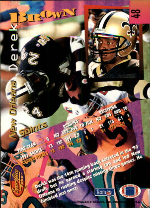 B4237- 1994 Sportflics FB Card #s 1-184 +Inserts -You Pick- 15+ FREE US SHIP - Picture 83 of 338