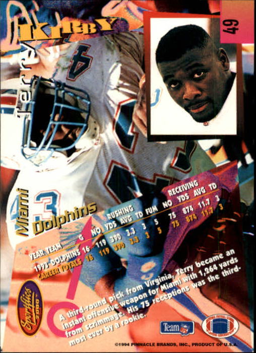 B4237- 1994 Sportflics FB Card #s 1-184 +Inserts -You Pick- 15+ FREE US SHIP - Picture 85 of 338