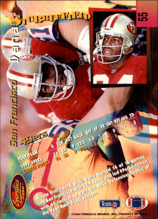 B4237- 1994 Sportflics FB Card #s 1-184 +Inserts -You Pick- 15+ FREE US SHIP - Picture 95 of 338