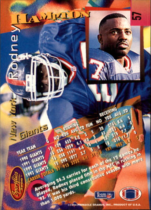 B4237- 1994 Sportflics FB Card #s 1-184 +Inserts -You Pick- 15+ FREE US SHIP - Picture 97 of 338