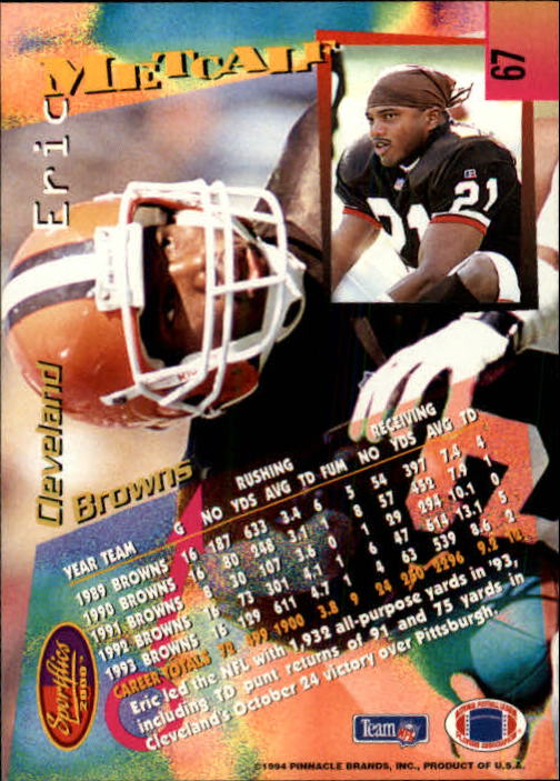 B4237- 1994 Sportflics FB Card #s 1-184 +Inserts -You Pick- 15+ FREE US SHIP - Picture 117 of 338
