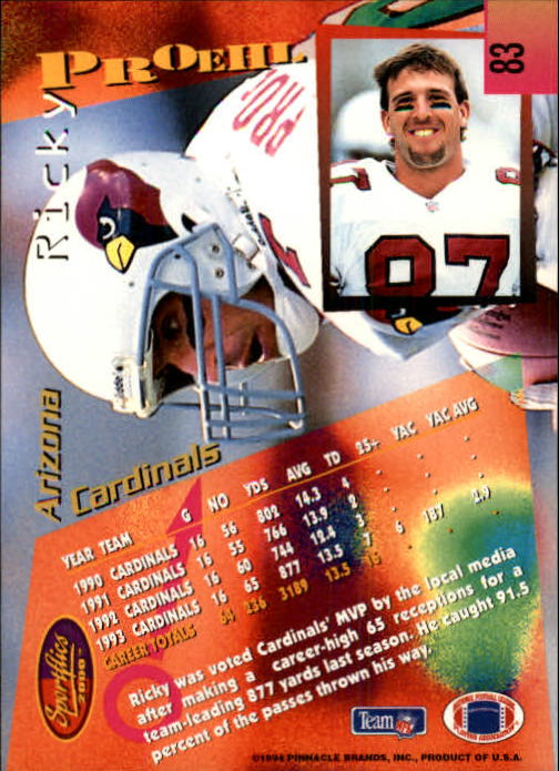 B4237- 1994 Sportflics FB Card #s 1-184 +Inserts -You Pick- 15+ FREE US SHIP - Picture 147 of 338