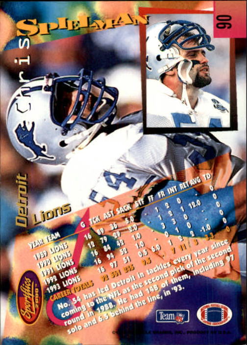 B4237- 1994 Sportflics FB Card #s 1-184 +Inserts -You Pick- 15+ FREE US SHIP - Picture 161 of 338