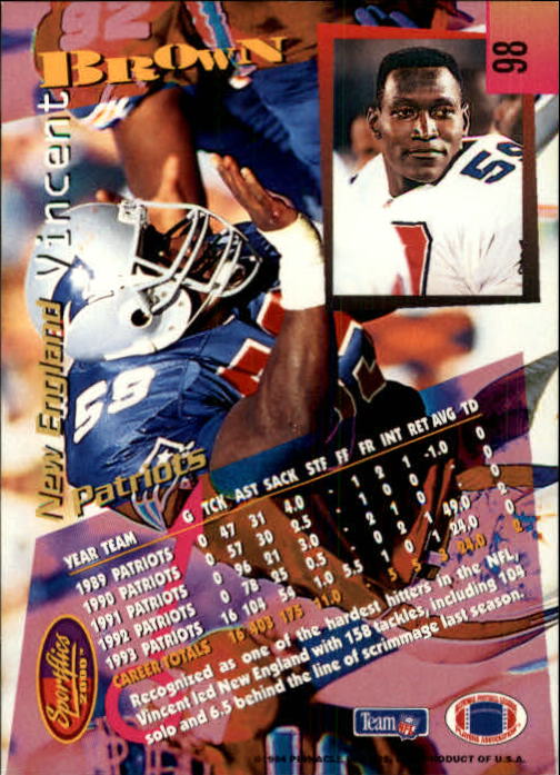 B4237- 1994 Sportflics FB Card #s 1-184 +Inserts -You Pick- 15+ FREE US SHIP - Picture 175 of 338