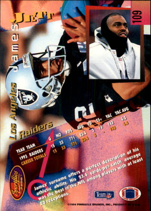B4237- 1994 Sportflics FB Card #s 1-184 +Inserts -You Pick- 15+ FREE US SHIP - Picture 193 of 338