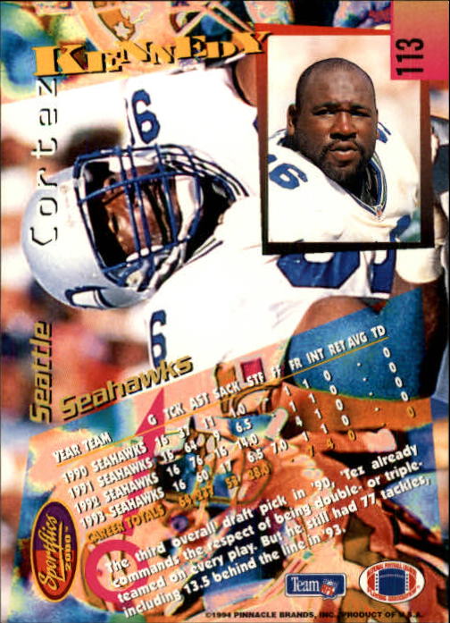 B4237- 1994 Sportflics FB Card #s 1-184 +Inserts -You Pick- 15+ FREE US SHIP - Picture 201 of 338