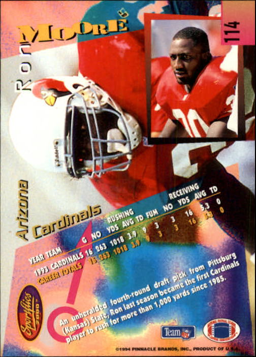 B4237- 1994 Sportflics FB Card #s 1-184 +Inserts -You Pick- 15+ FREE US SHIP - Picture 203 of 338