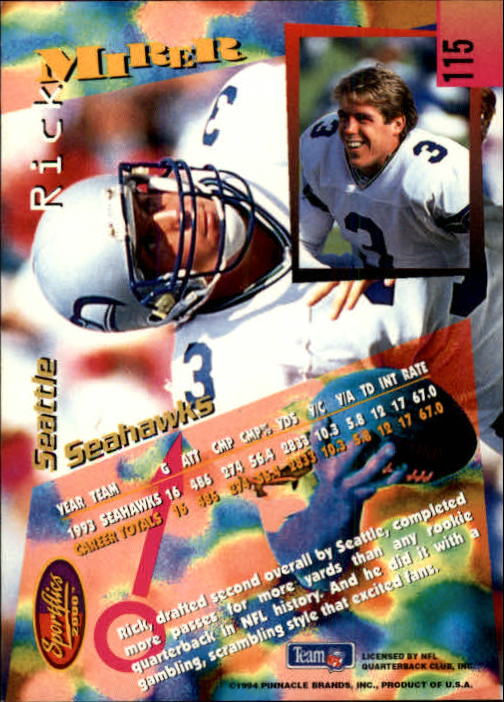 B4237- 1994 Sportflics FB Card #s 1-184 +Inserts -You Pick- 15+ FREE US SHIP - Picture 205 of 338