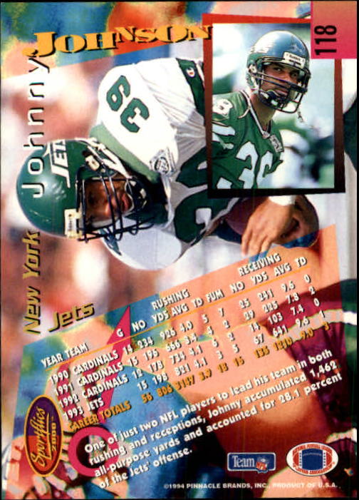 B4237- 1994 Sportflics FB Card #s 1-184 +Inserts -You Pick- 15+ FREE US SHIP - Picture 211 of 338