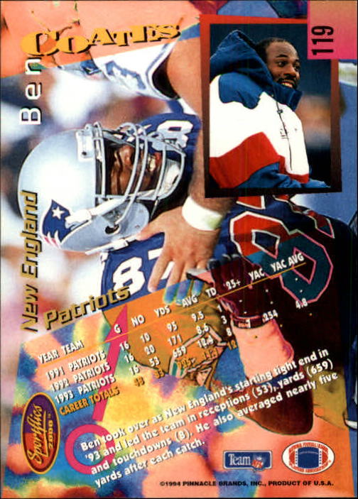 B4237- 1994 Sportflics FB Card #s 1-184 +Inserts -You Pick- 15+ FREE US SHIP - Picture 213 of 338