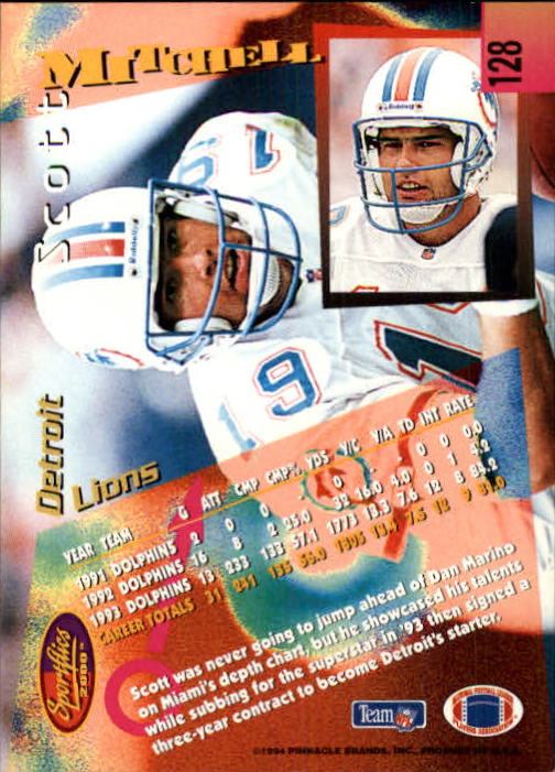 B4237- 1994 Sportflics FB Card #s 1-184 +Inserts -You Pick- 15+ FREE US SHIP - Picture 231 of 338