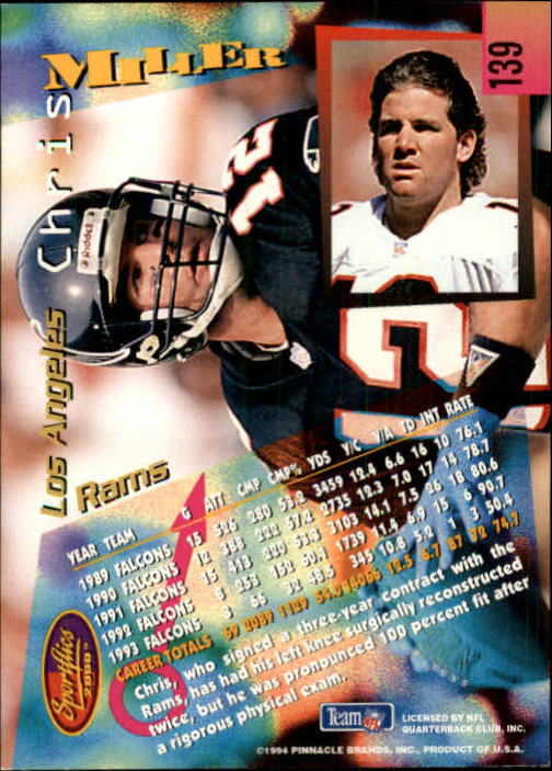 B4237- 1994 Sportflics FB Card #s 1-184 +Inserts -You Pick- 15+ FREE US SHIP - Picture 253 of 338