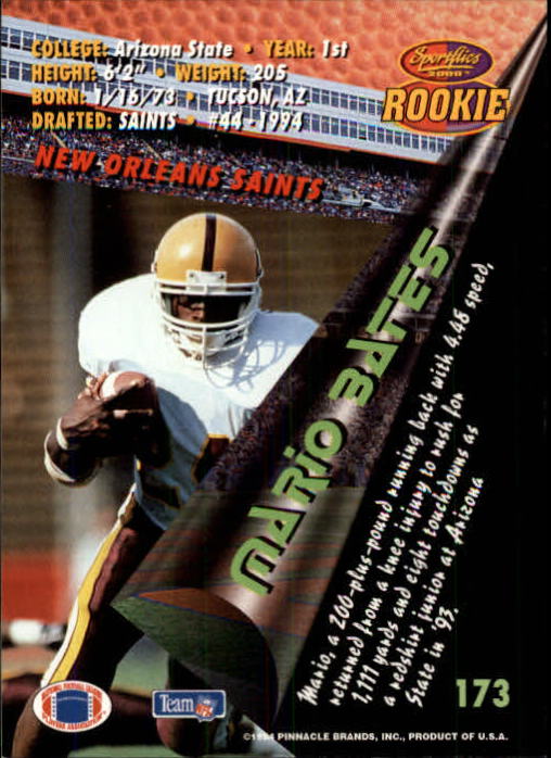 B4237- 1994 Sportflics FB Card #s 1-184 +Inserts -You Pick- 15+ FREE US SHIP - Picture 321 of 338