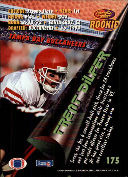 B4237- 1994 Sportflics FB Card #s 1-184 +Inserts -You Pick- 15+ FREE US SHIP - Picture 323 of 338