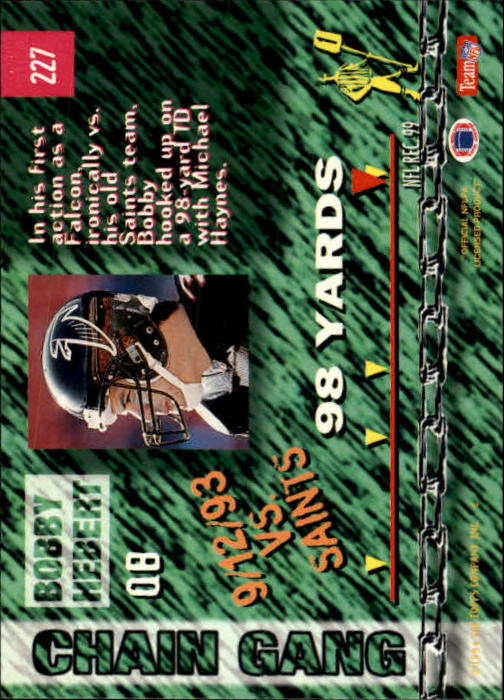 1994 Stadium Club #227 Bobby Hebert back image