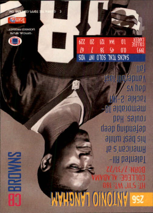 A1063- 1994 Stadium Club FB Cards 251-500 +Rookies -You Pick- 15+ FREE US SHIP - Picture 13 of 485
