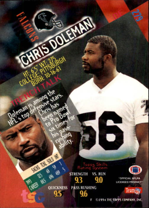 A1063- 1994 Stadium Club FB Cards 251-500 +Rookies -You Pick- 15+ FREE US SHIP - Picture 55 of 485