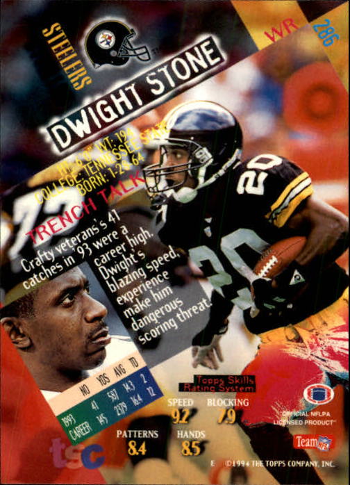 A1063- 1994 Stadium Club FB Cards 251-500 +Rookies -You Pick- 15+ FREE US SHIP - Picture 69 of 485