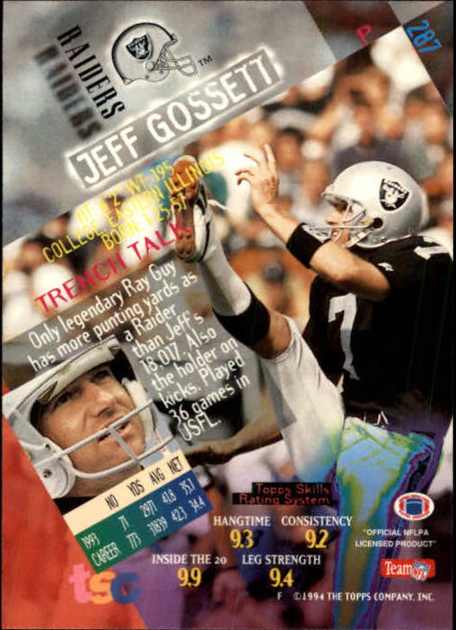 A1063- 1994 Stadium Club FB Cards 251-500 +Rookies -You Pick- 15+ FREE US SHIP - Picture 71 of 485