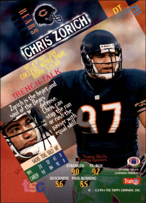 A1063- 1994 Stadium Club FB Cards 251-500 +Rookies -You Pick- 15+ FREE US SHIP - Picture 75 of 485