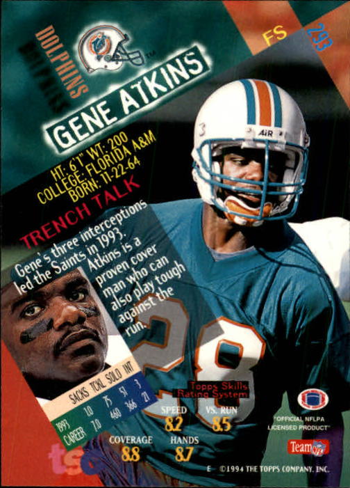 A1063- 1994 Stadium Club FB Cards 251-500 +Rookies -You Pick- 15+ FREE US SHIP - Picture 79 of 485