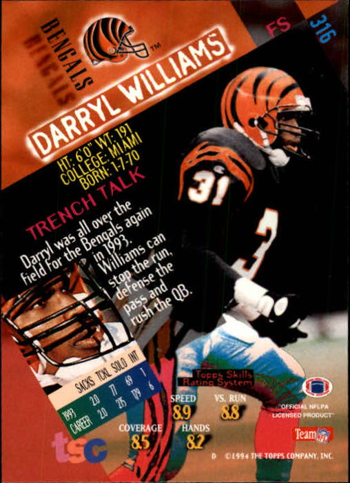 A1063- 1994 Stadium Club FB Cards 251-500 +Rookies -You Pick- 15+ FREE US SHIP - Picture 125 of 485