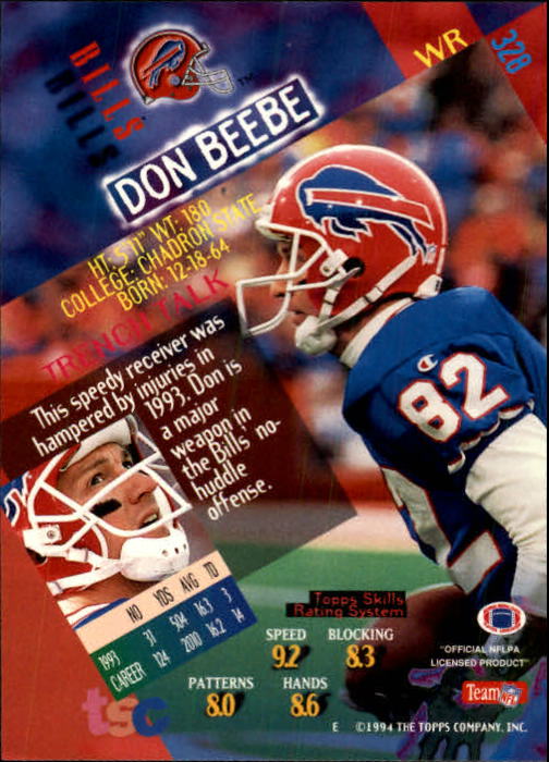 A1063- 1994 Stadium Club FB Cards 251-500 +Rookies -You Pick- 15+ FREE US SHIP - Picture 147 of 485