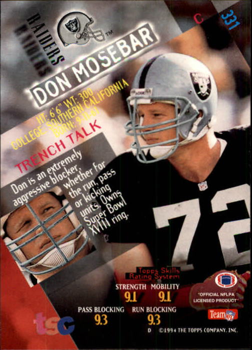 A1063- 1994 Stadium Club FB Cards 251-500 +Rookies -You Pick- 15+ FREE US SHIP - Picture 153 of 485
